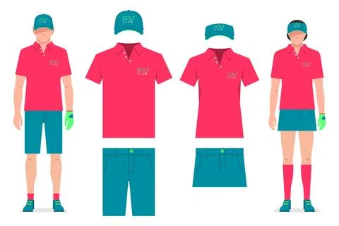 Golf clothes Stock Illustration
