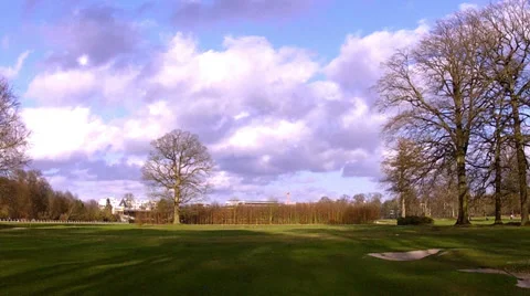 Golf club in Brussels. Stock Footage 35628696