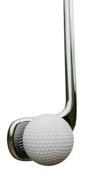 Golf club isolated on white background Stock Illustration