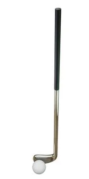 Golf club isolated on white background Stock Illustration