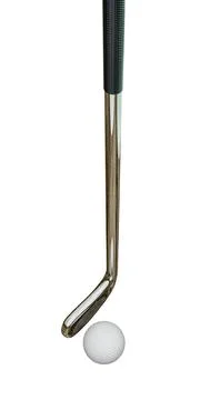 Golf club isolated on white background Stock Illustration