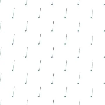 Golf club pattern creating a seamless background design Stock Illustration