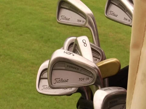 Golf Clubs 2 Stock Footage