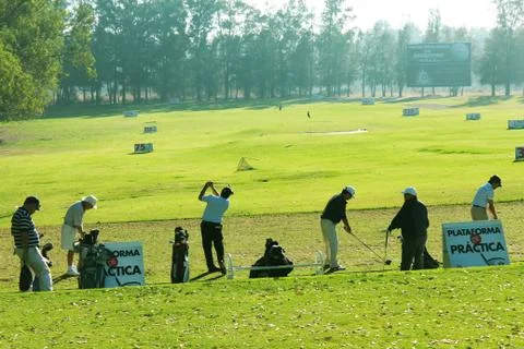 Golf competition Foto stock