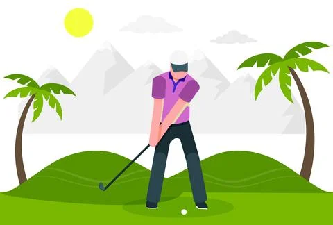 Golf Concept Illustration Stock Illustration