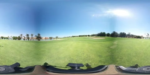 Golf Course 360 spherical 60s Stock Footage 162374439