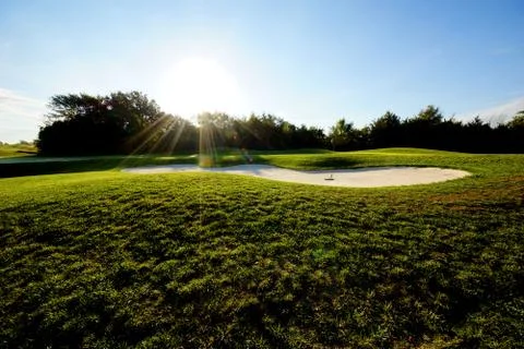 Golf course 6 Stock Photos