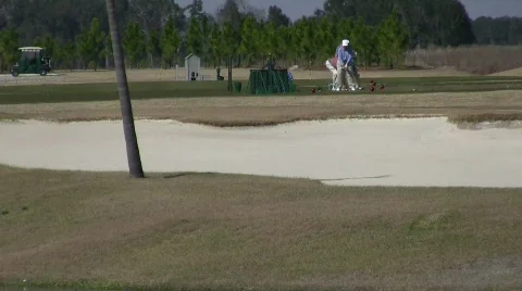 Golf Course Activity Stock Footage 641735