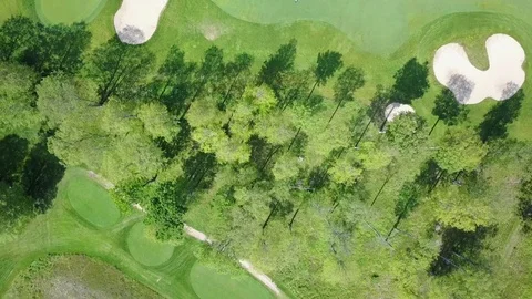 Golf course Aerial Video stock 82311854