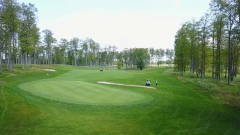 Golf Course Aerial Video stock 82311968
