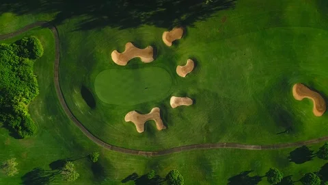 Golf Course Aerial Видео 109240285