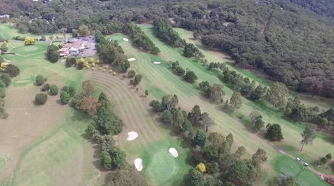 Golf Course Aerial Shot  Vidéo 61681901