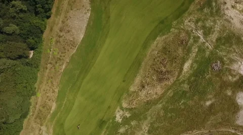 Golf course, aerial view Stockbeeldmateriaal 65839565