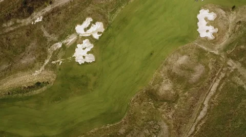 Golf course, aerial view Stock-Footage 65839811