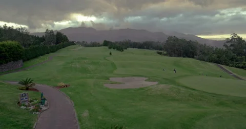 Golf course. Aerial view Stock Footage 85848434