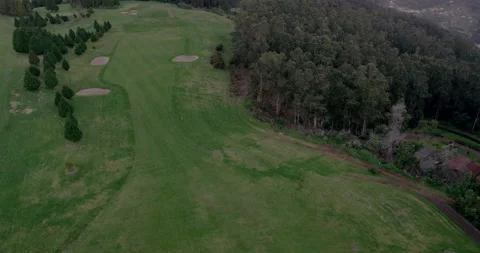 Golf course. Aerial view Stock Footage 85848633