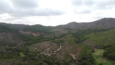 Golf course in the afternoon Stock Footage 158618908