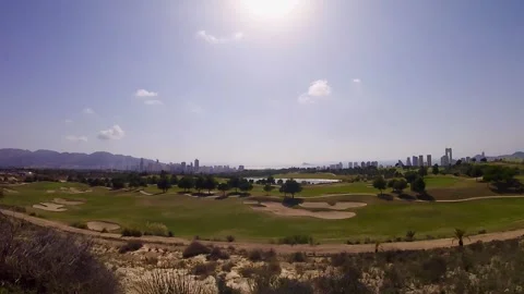 Golf course benidorm city Vidéo 158546981