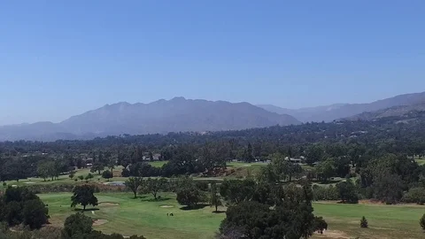 Golf course in California Stock Footage 90316550