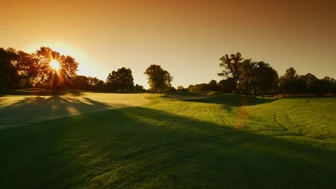 Golf Course Fairway 2 Stock Footage 108455350