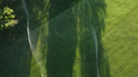 Golf Course fly over Stock Footage 146024605