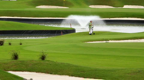 Golf course 스톡 동영상 755152