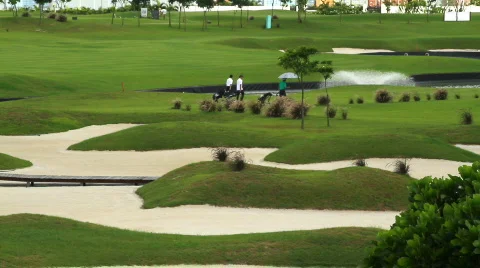 Golf course Stock Footage 756264