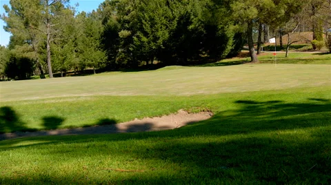 Golf course green Stock Footage 62647673
