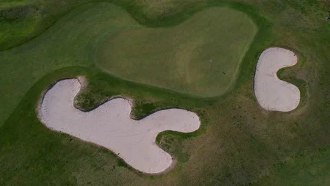 Golf Course Hole 4K Stock Footage 187703749