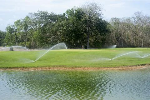 Golf Course Irrigation System Fotos de archivo