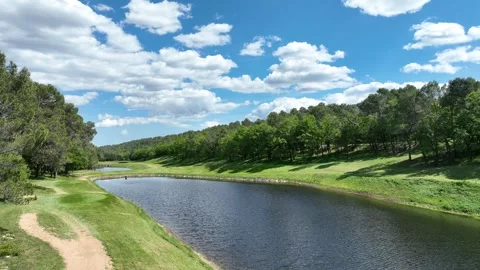 Golf course landscape Stock Footage 276488945