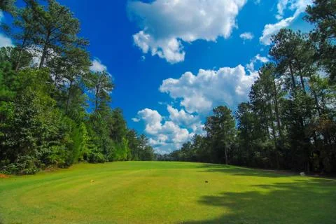 Golf course landscape 스톡 사진