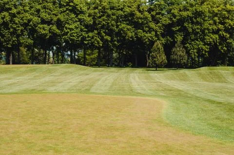 Golf course landscape Stock Photos