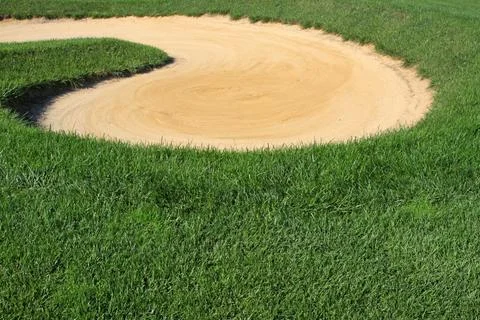 Golf course landscape Stock Photos