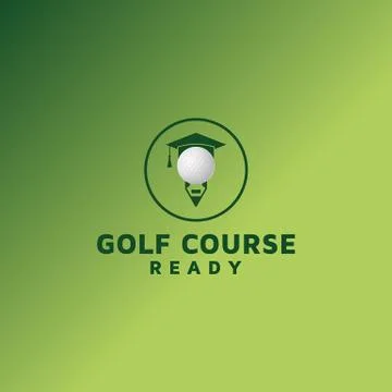 Golf Course logo design element. Stock Illustration
