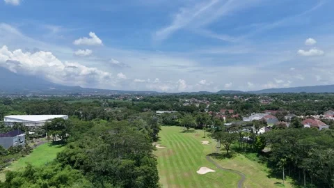 Golf course in Malang 動画素材 262344744