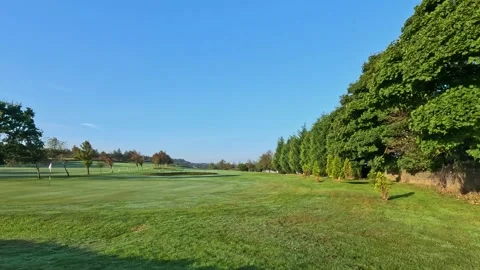 Golf Course Morning Stock Footage 284771918