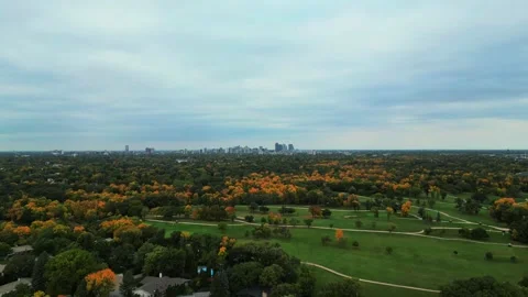 Golf course out of towGolf course out of town Stock-Footage 320285382