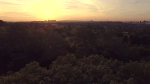 Golf course overview from above Stock Footage 52882357