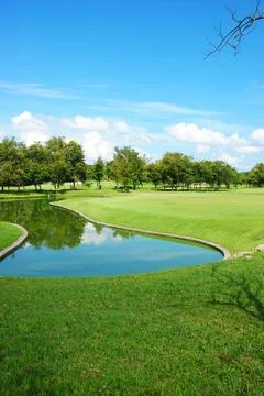 Golf course Stock Photos