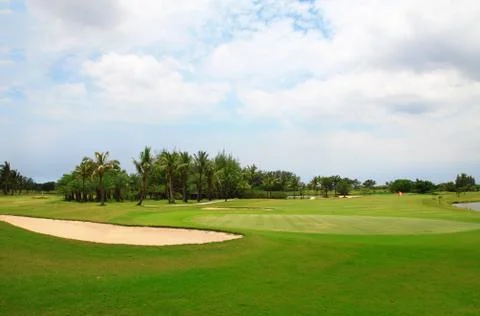 Golf course Stock Photos