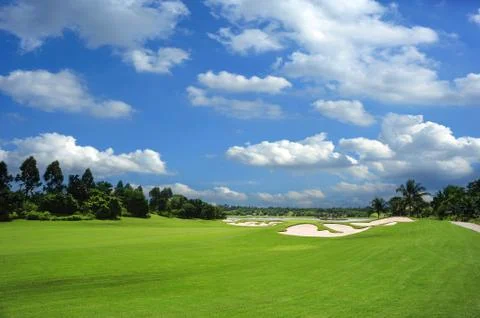 Golf course Foto stock