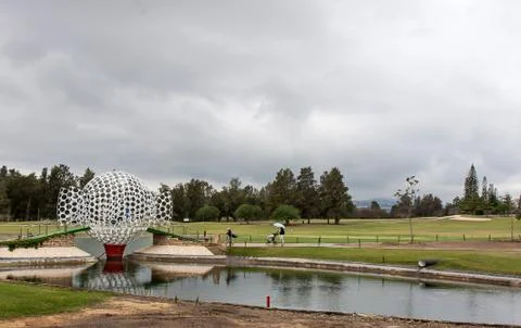 Golf course Stock Photos
