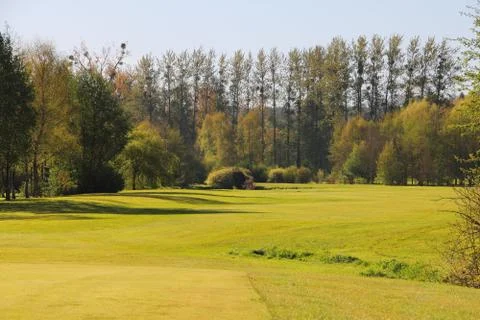 Golf course 库存照片