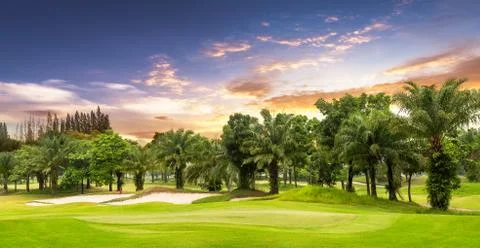 Golf course Stock Photos