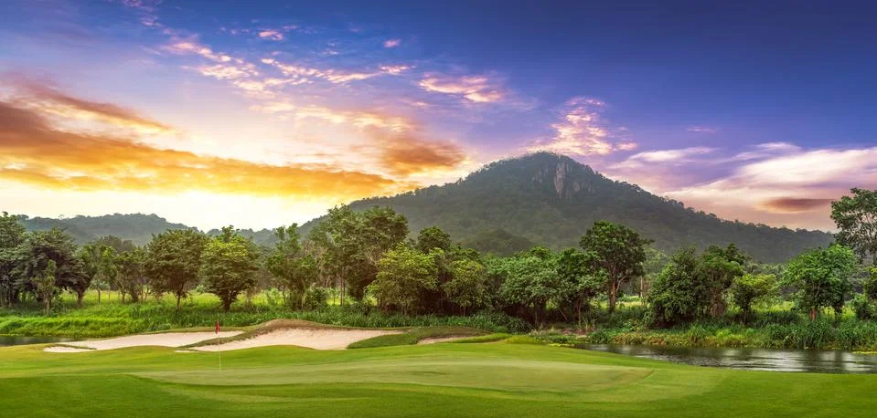 Golf course Stock Photos