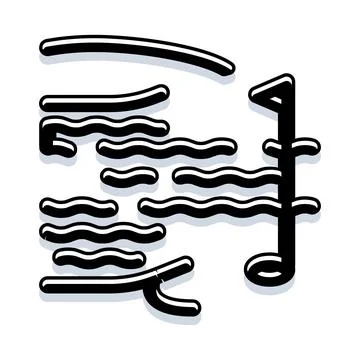 Golf course putting green with flag and ripples イラスト素材