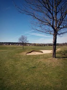 Golf Course Scene Foto stock