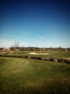 Golf Course Scene 스톡 사진
