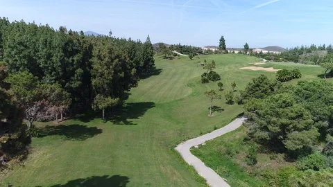 Golf course Spain 스톡 동영상 94530462